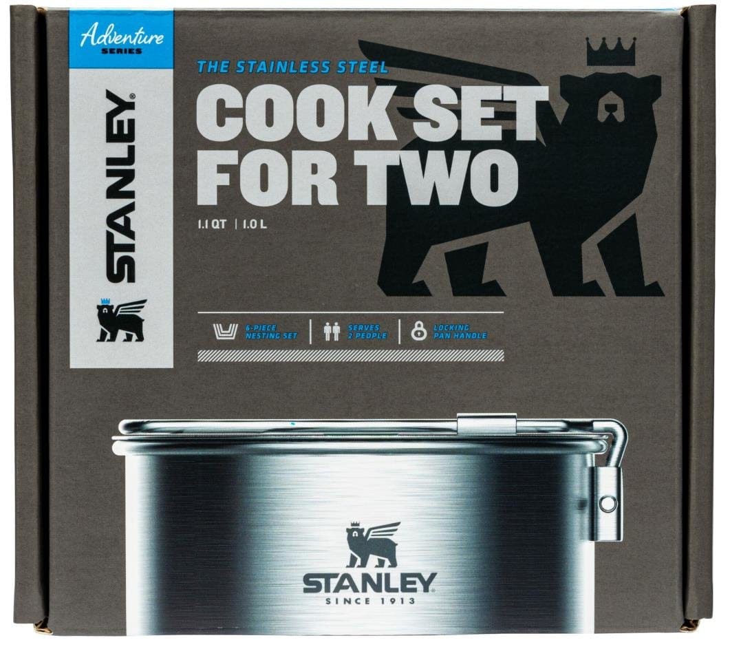 Stanley Adventure The Stainless Steel Cook Set For Two | 1.0L